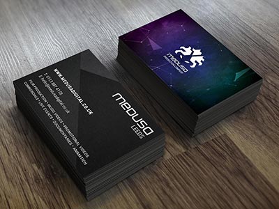 Medusa Production Company Business Cards